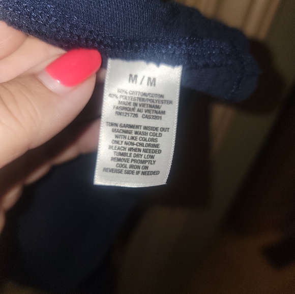 Misses sz M Navy Blue Aeropostale Open cardigan sweater - Picture 2 of 4